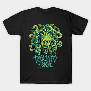 petrify, medusa, medusa god, god medusa, medusa shirt, gorgon, gorgon medusa, medusa gorgon T-Shirt